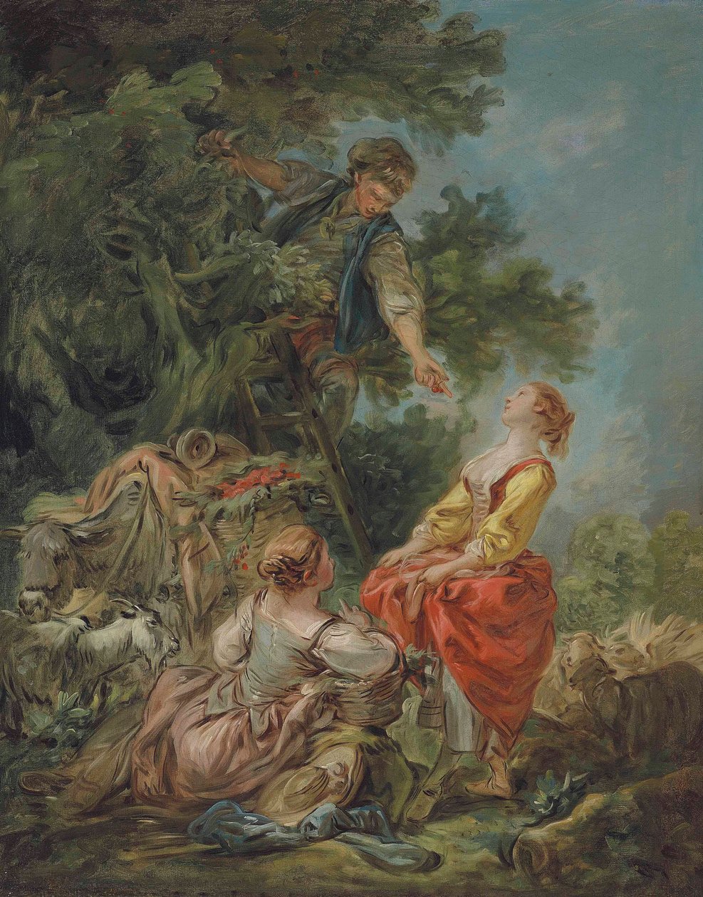The Cherry Picking by François Boucher