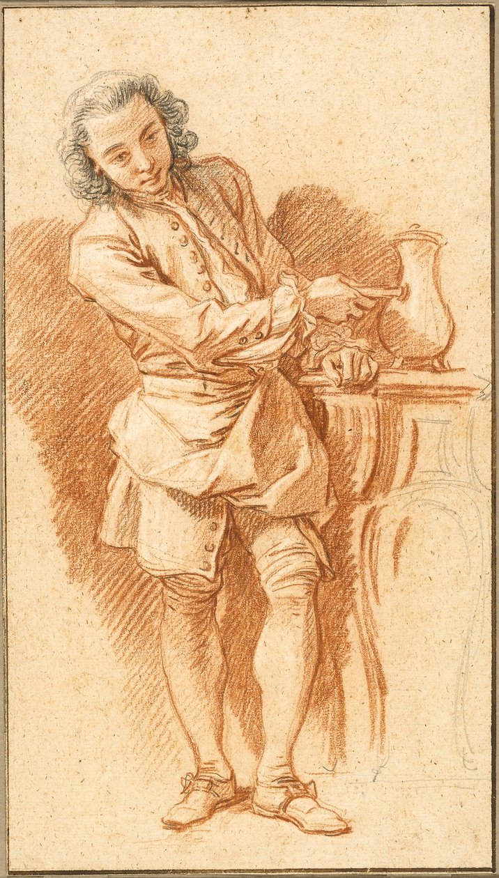Study of Valet with Coffee Pot, c. 1739 by François Boucher