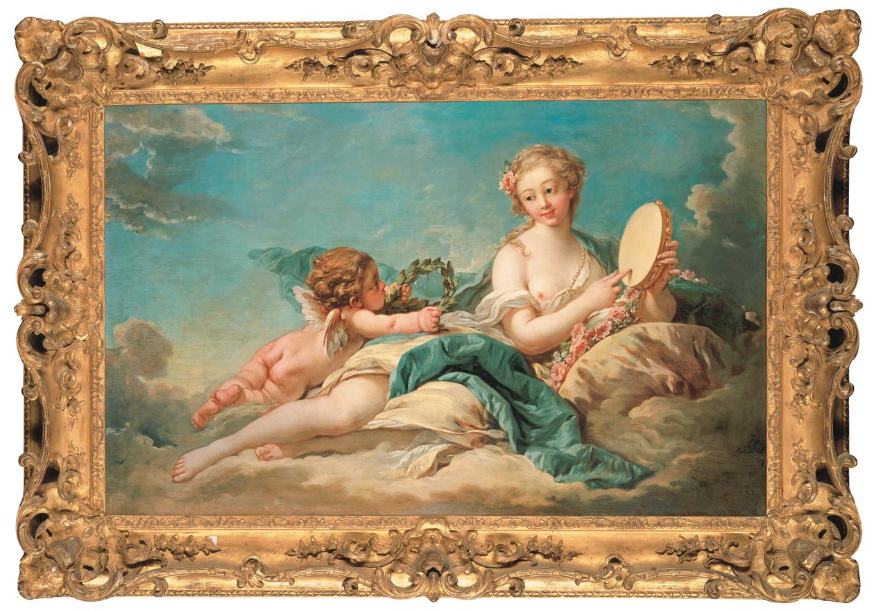 Clio, the Muse of History and Song by François Boucher
