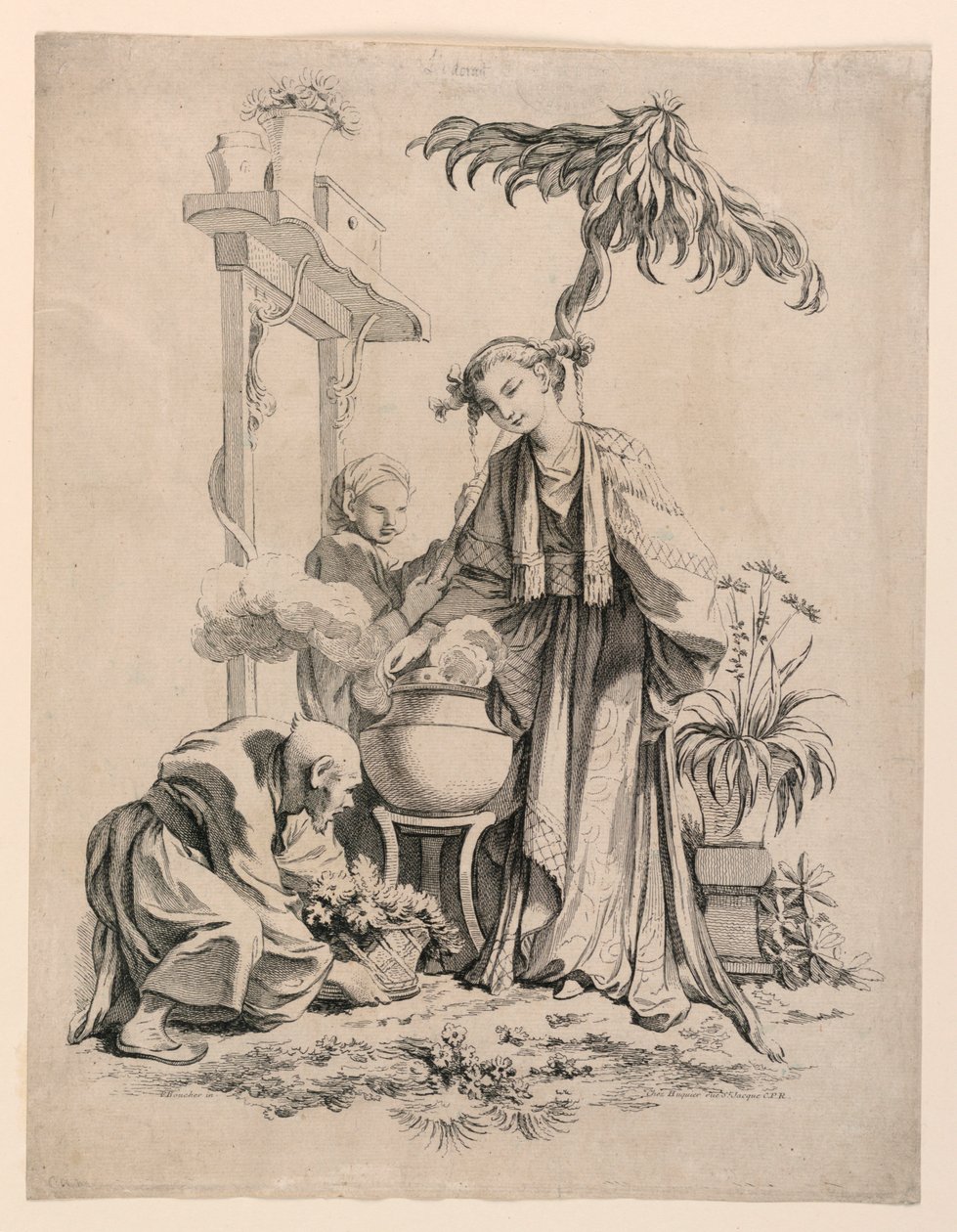 Smell from the Series The Five Senses by François Boucher