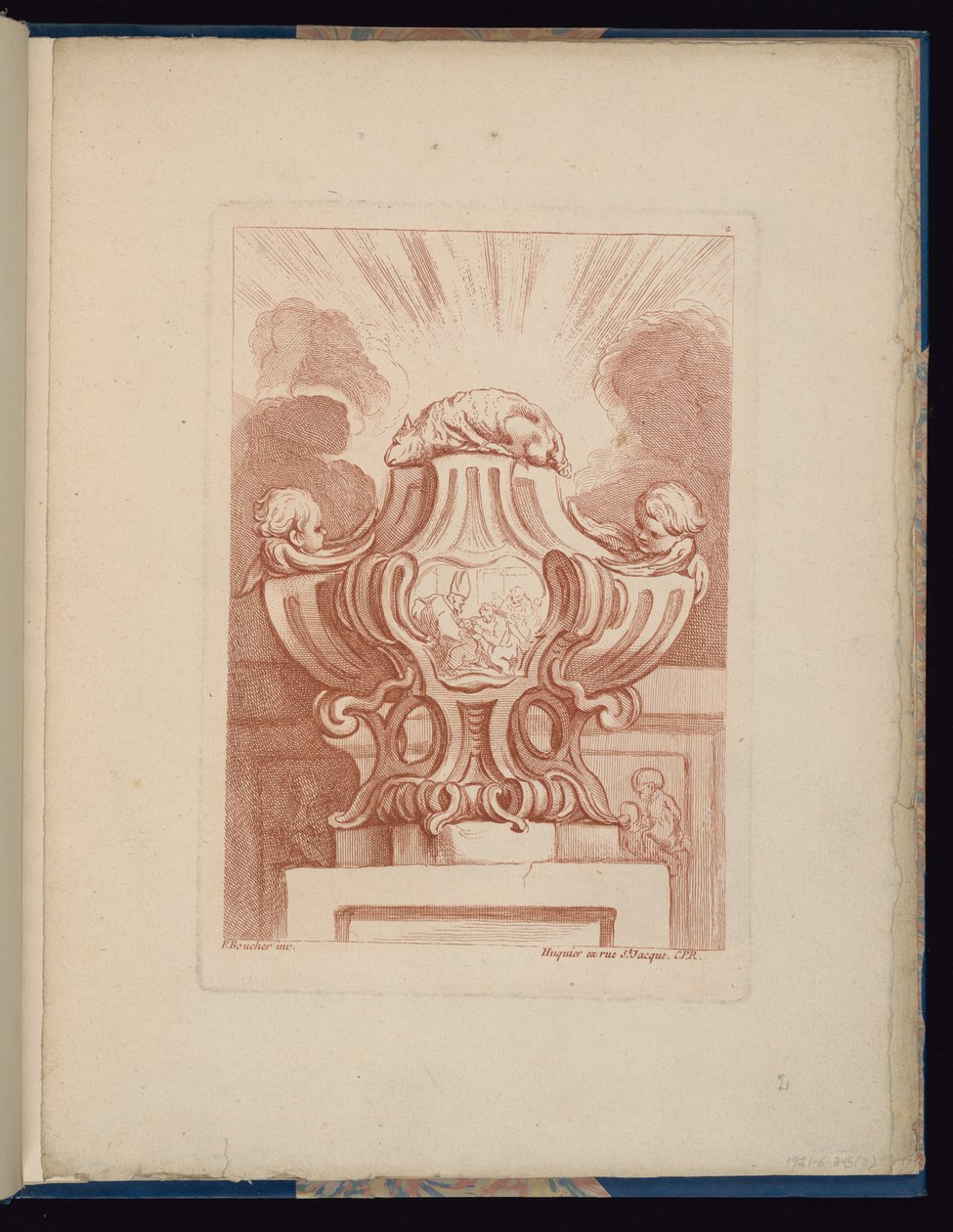 Plate 2, Book of Vases by François Boucher