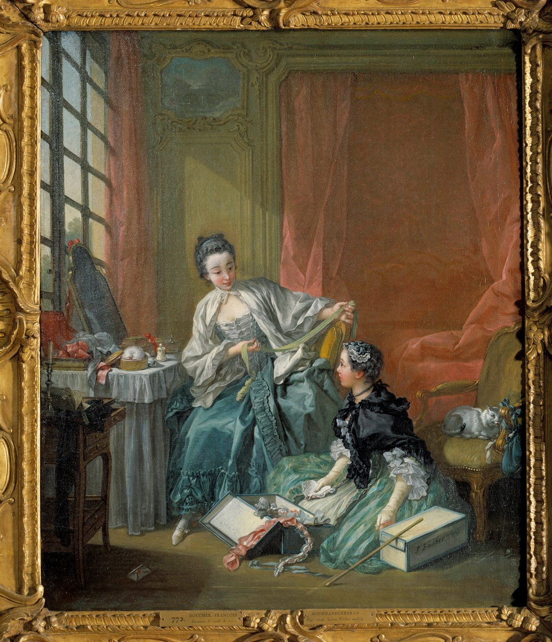 The Fashion Merchant by François Boucher