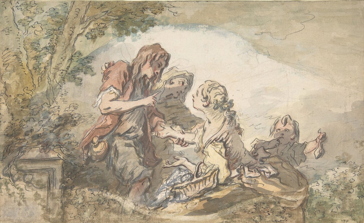 The Fortune Teller by François Boucher