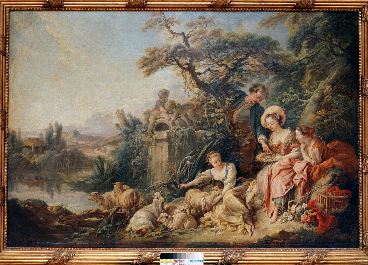 The Nest or Presents of the Shepherd by François Boucher