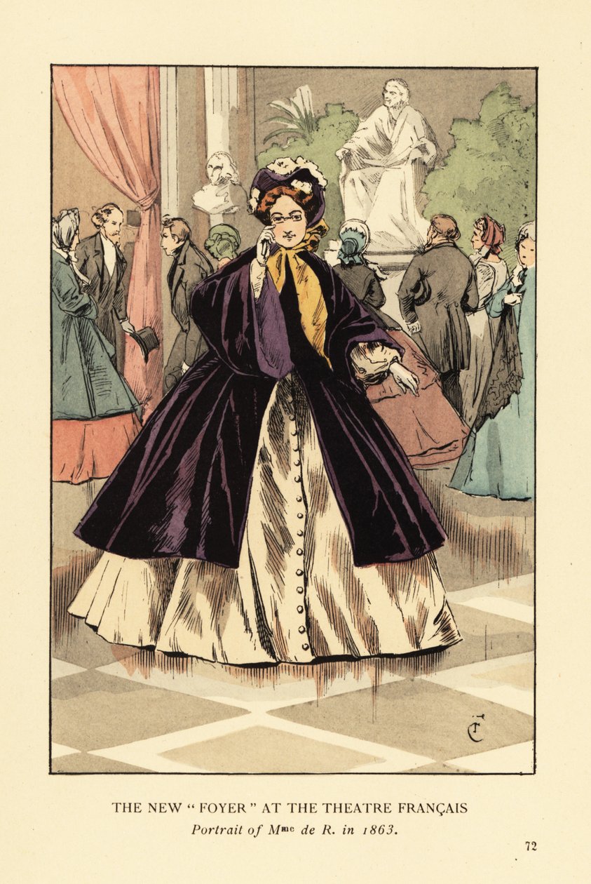 The New Foyer at the Theatre Francais by François Courboin