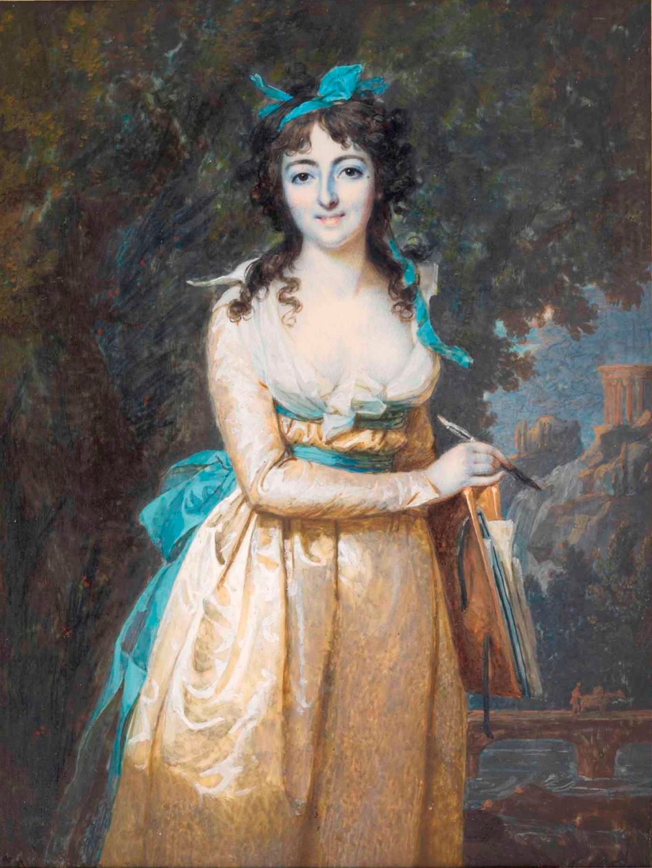 Portrait of a Woman by Francois Dumont