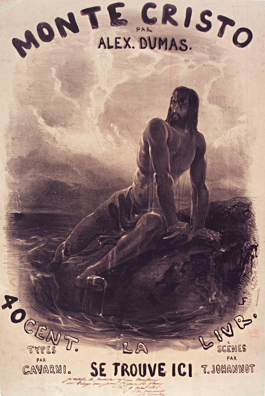 Dante on His Rock by Francois Louis Francais