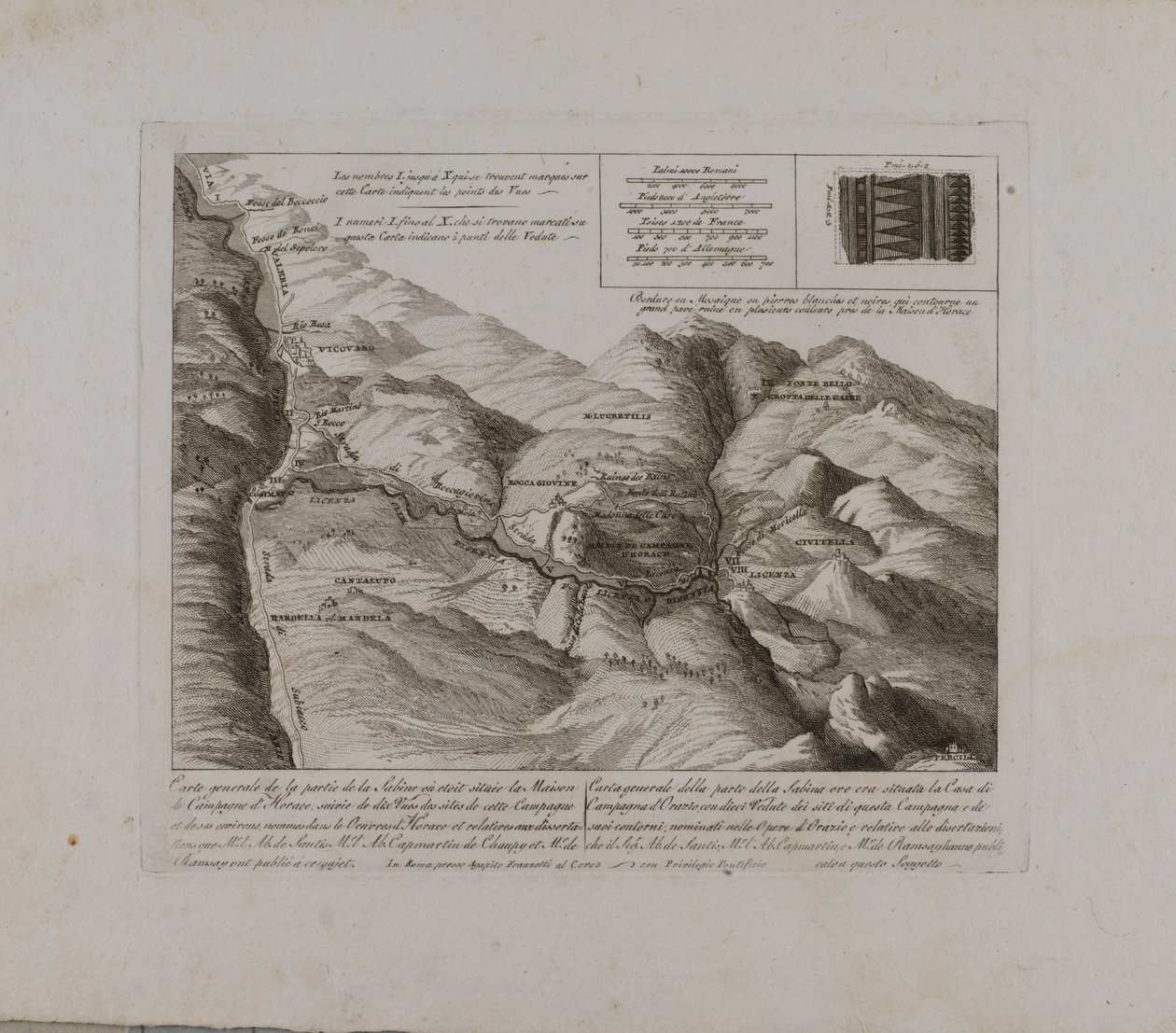 General Map of the Sabine Region by François Morel