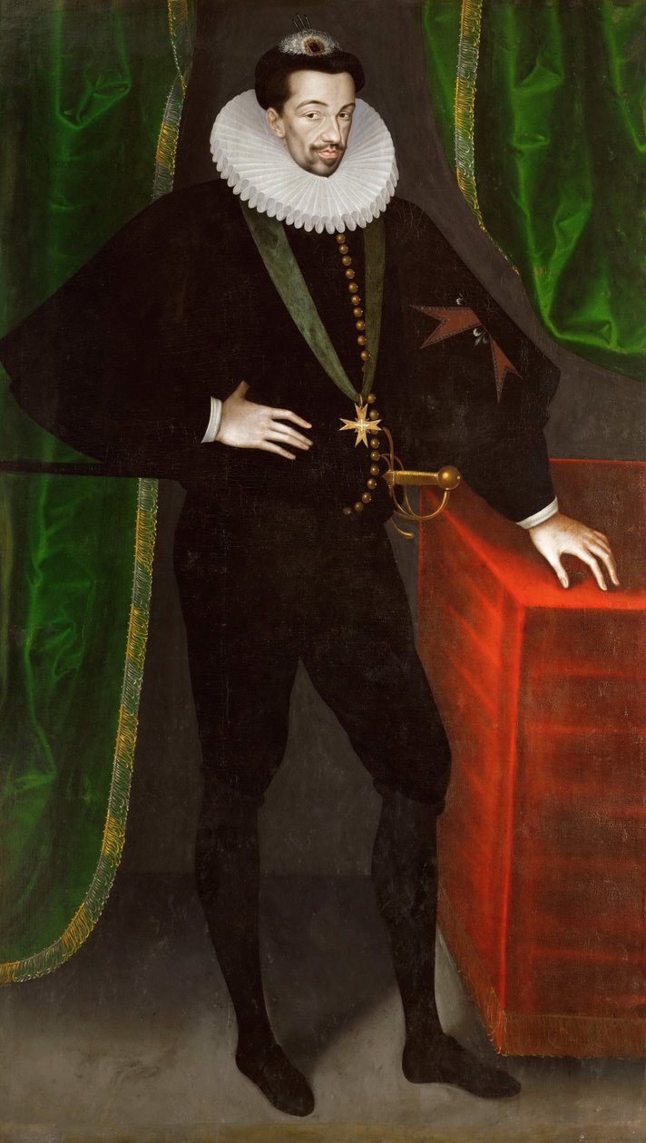Portrait of Henry III of France, King of Poland and Grand Duke of Lithuania by François Quesnel