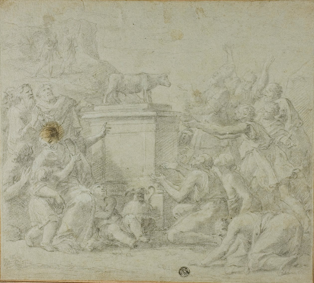 The Israelite Adoration of the Golden Calf by François Roëttiers