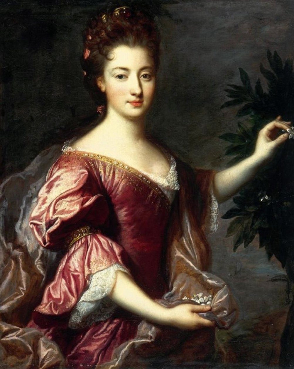 Marie-Anne de Bourbon, Princess of Conti by Francois de Troy