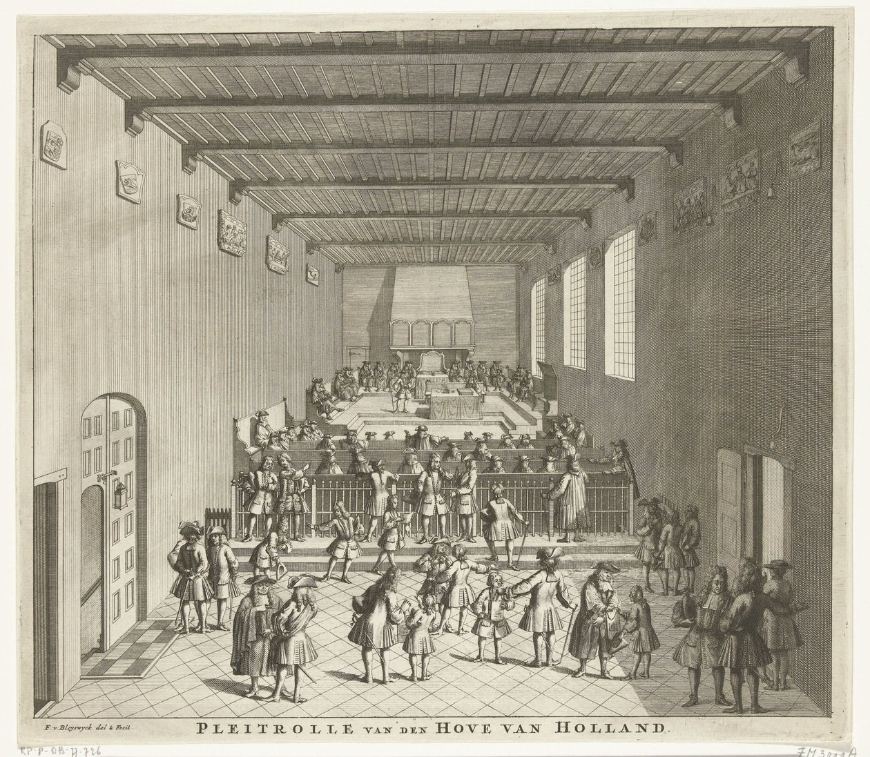 Court of Holland in Session, ca. 1700 by François van Bleyswijck