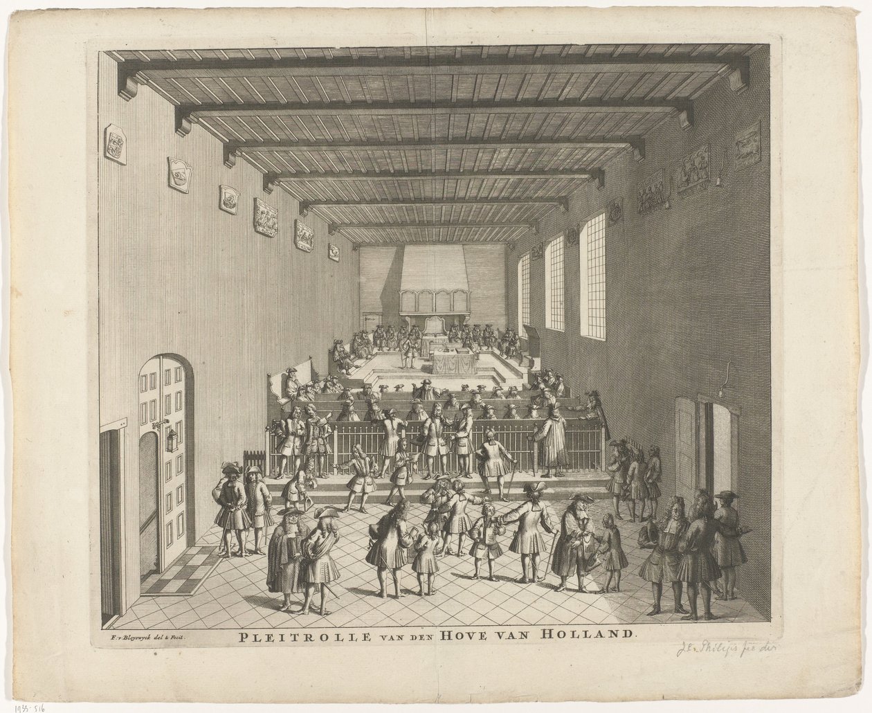 Court of Holland in Session, ca. 1700 by François van Bleyswijck