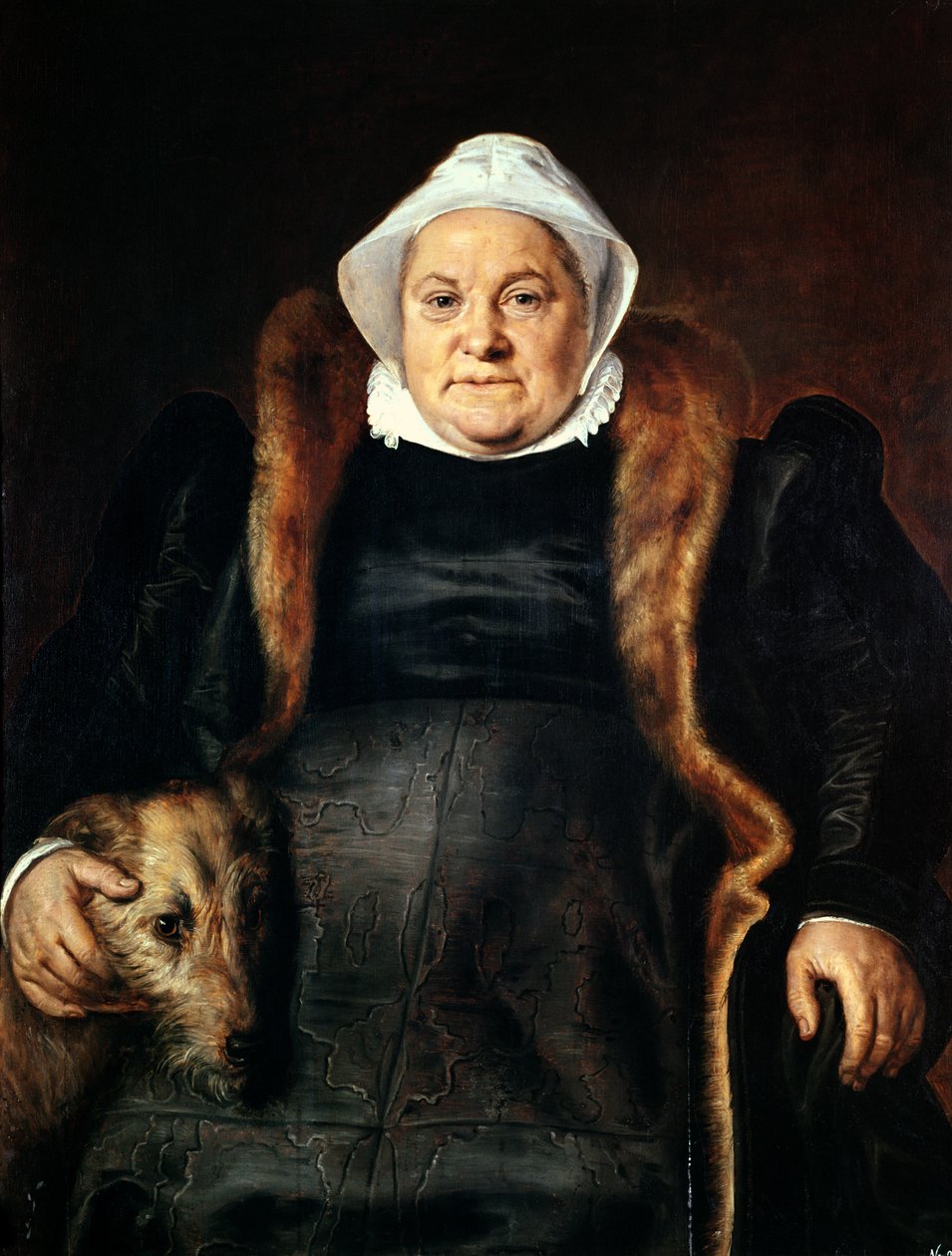 Portrait of an Elderly Woman, The Falconer