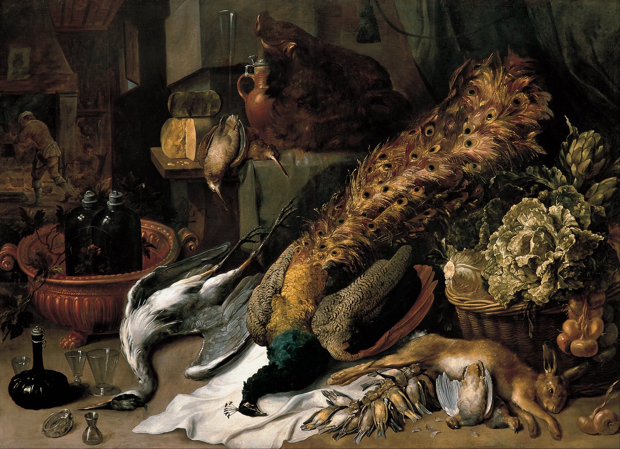 Still Life with a Wine Cooler by Frans Snyders or Snijders