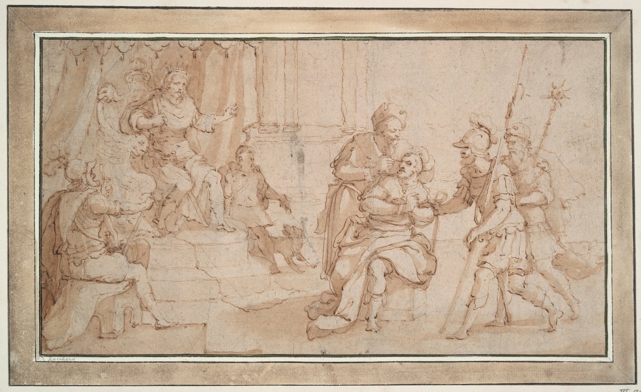 The Blinding of Zaleucus of Locri by Frans Francken the Younger