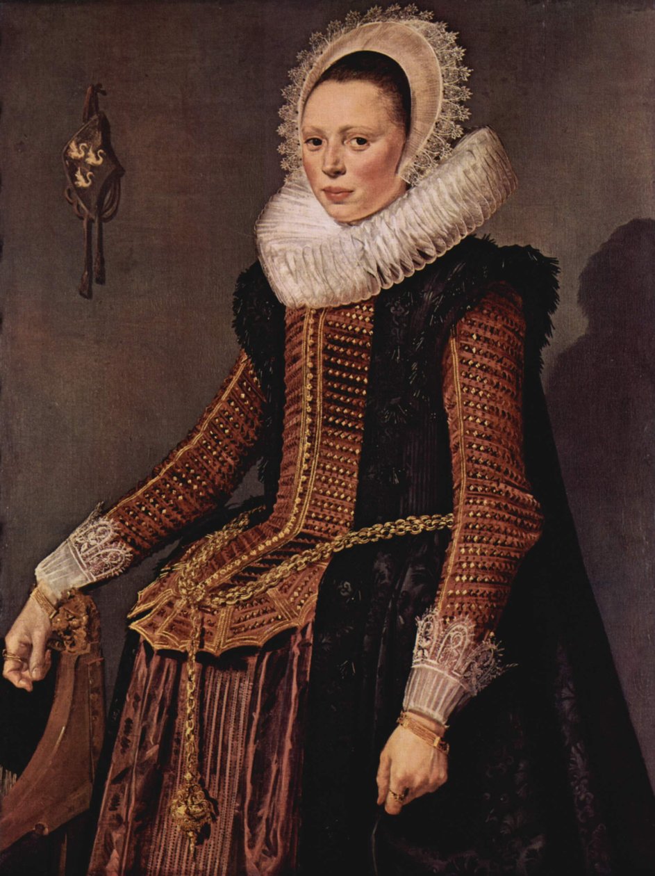 Portrait of a Woman Standing by Frans Hals