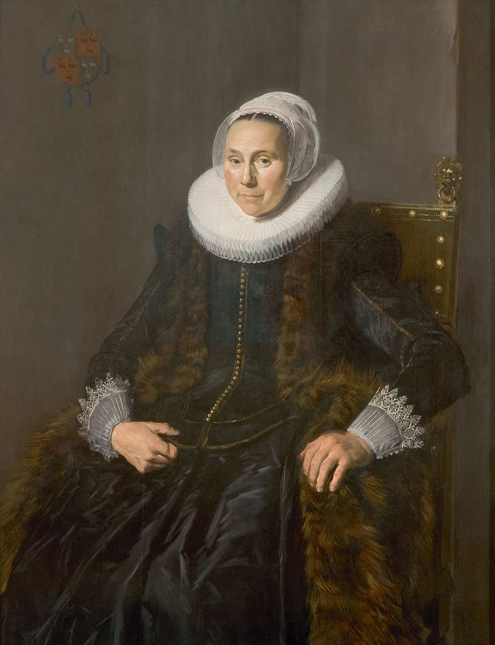 Portrait of Cornelia Claesdr. Vooght by Frans Hals