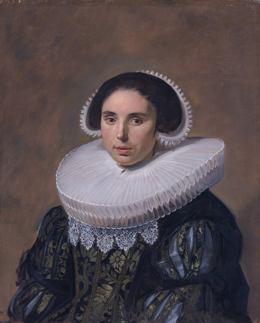 Portrait of a Woman, Possibly Nicolaes Hasselaer by Frans Hals