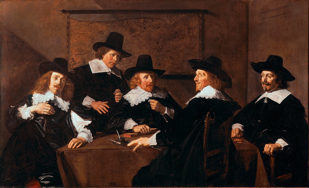 The Regents of the Hospice Saint Elizabeth of Haarlem. Painting by Frans Hals (ca. 1580-1666) 1641 by Frans Hals