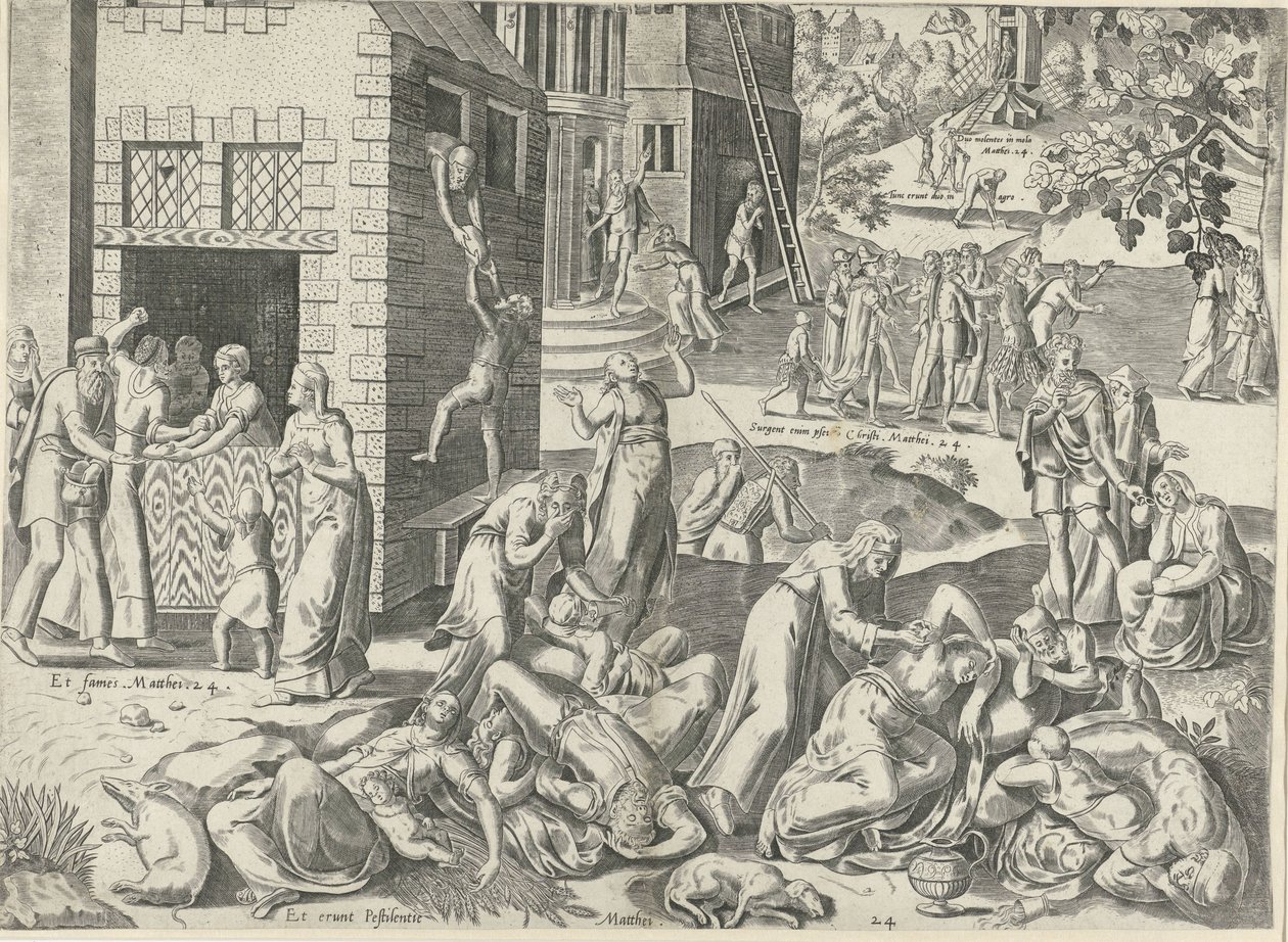 Prophecy of Christ About the End of Times by Frans Hogenberg