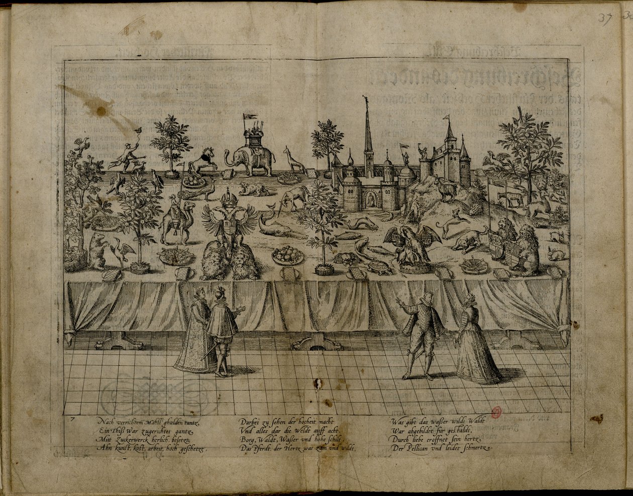 The Wedding of Duke John William of Jülich-Cleves-Berg and Jakobea of Baden by Frans Hogenberg