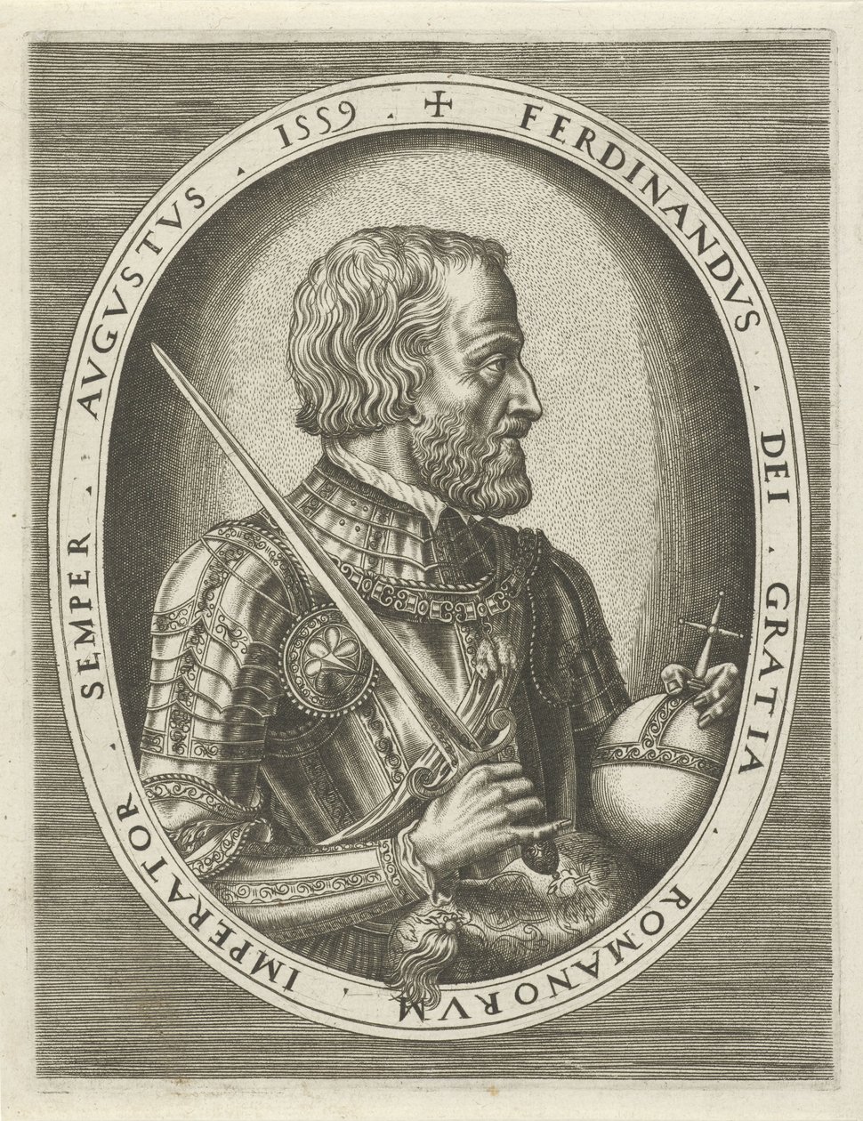 Portrait of Ferdinand I of Habsburg, German Emperor by Frans Huys