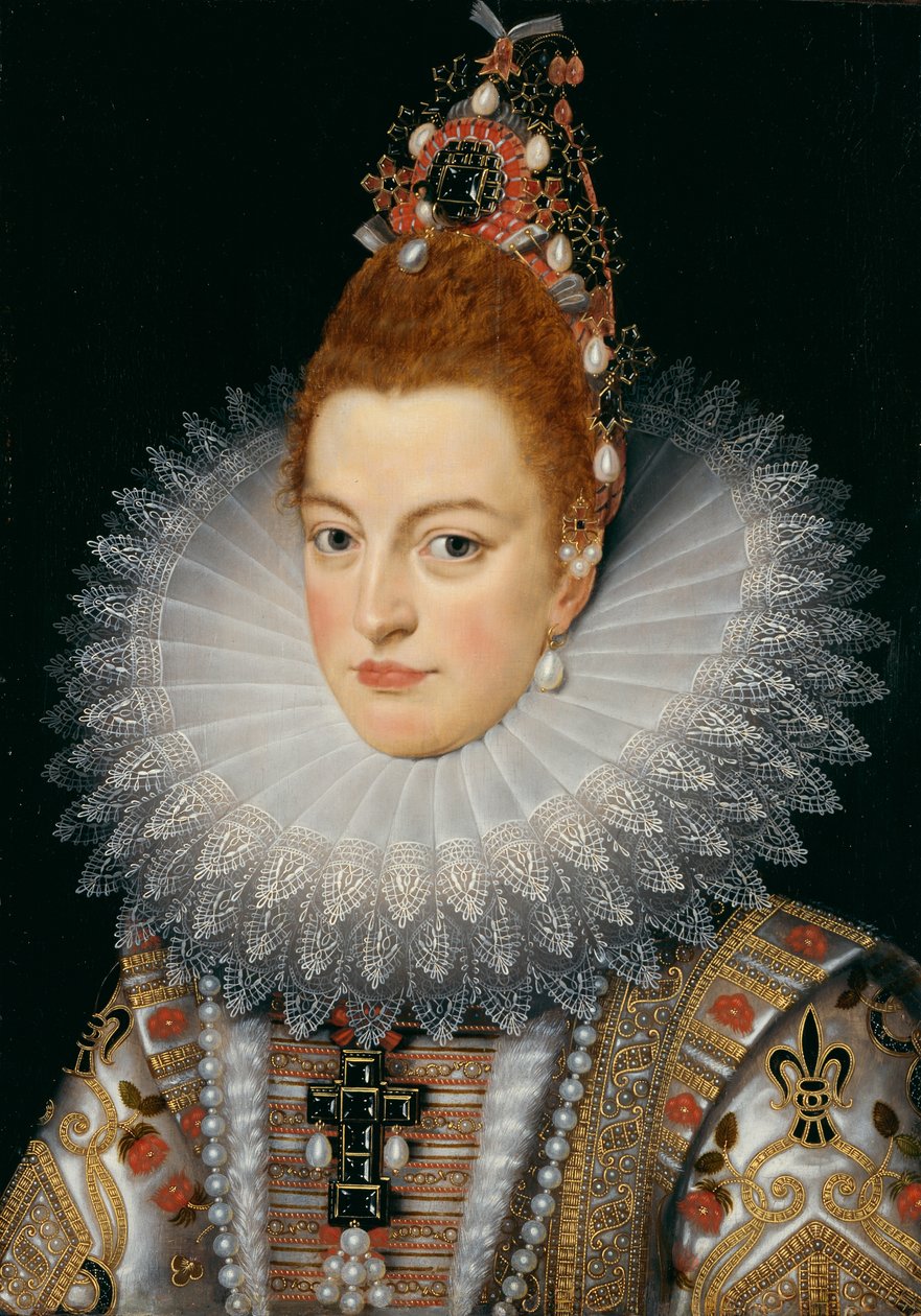 Archduchess Isabella, c.1601-20 by Frans II (after) Pourbus