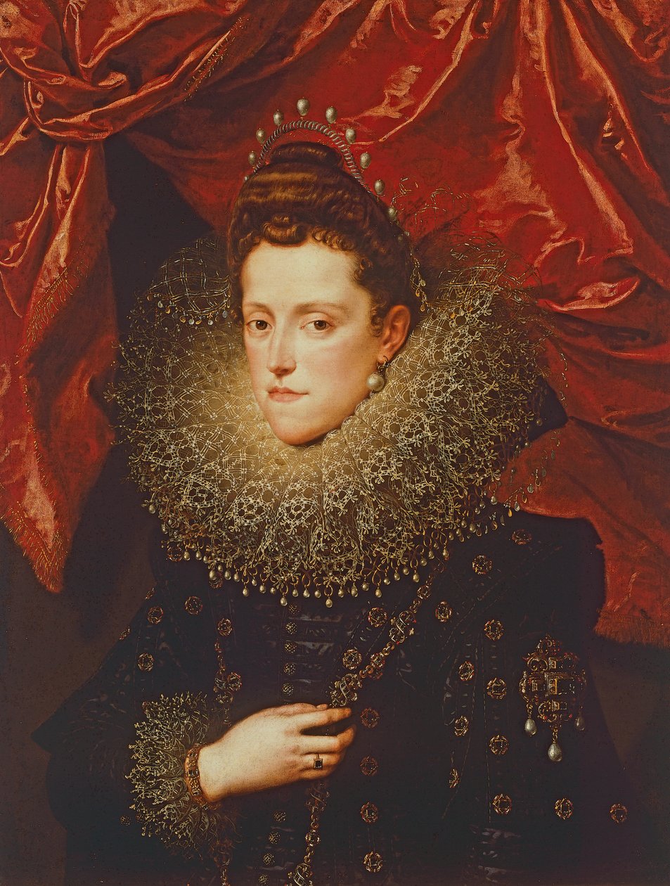 Portrait of Eleonora de Medici, Duchess of Mantua by Frans II Pourbus