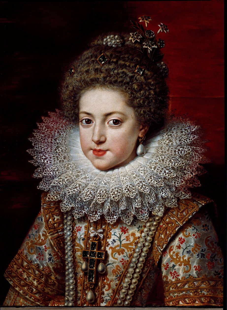 Portrait of Elisabeth of France (Elisabeth of Bourbon), c. 1611