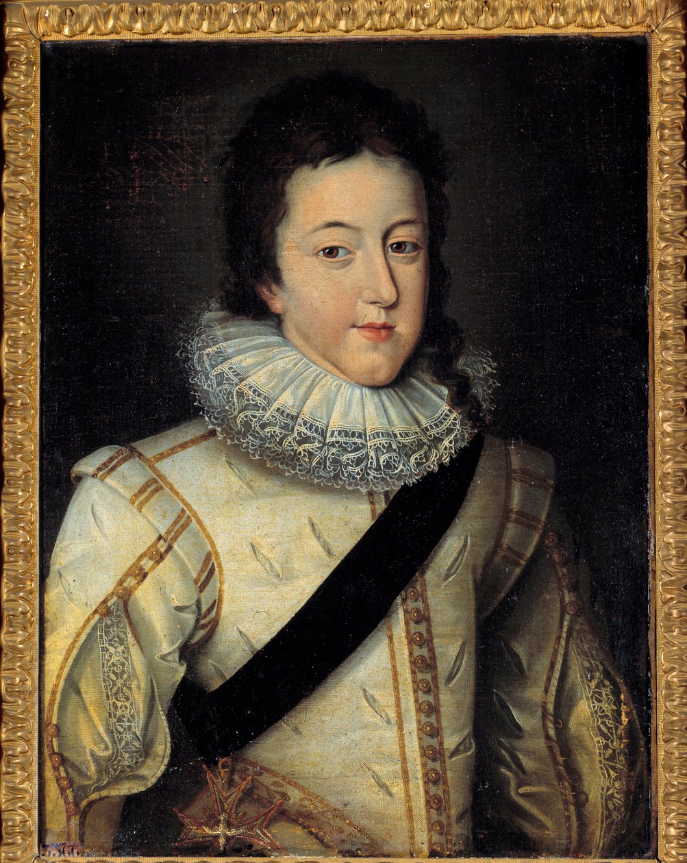 Portrait of Louis XIII, king of France and Navarre at the time of his marriage in 1616. After Frans Pourbus Le Jeune by Frans II Pourbus