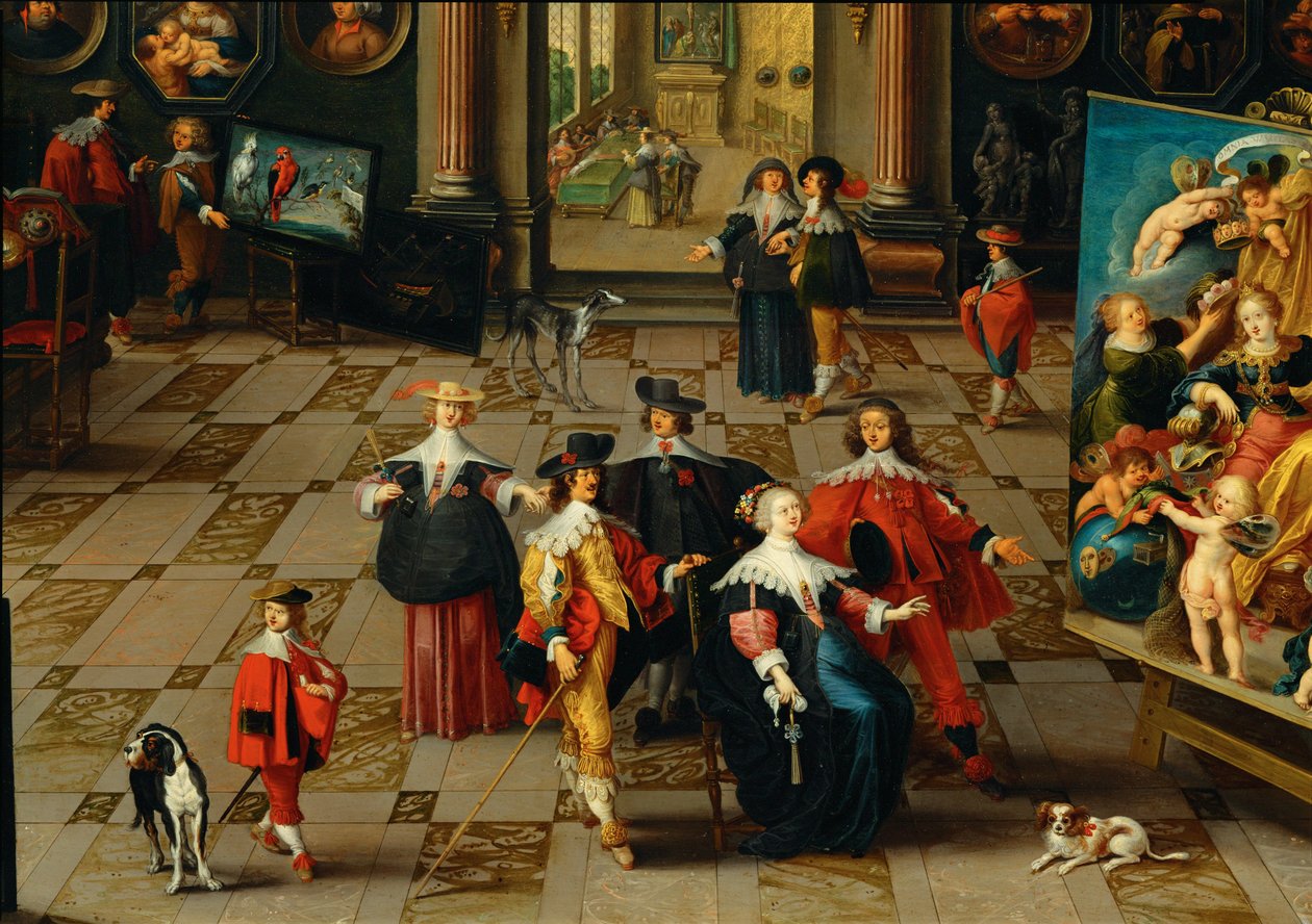 Gallery of a Collector by Frans II the Younger Francken