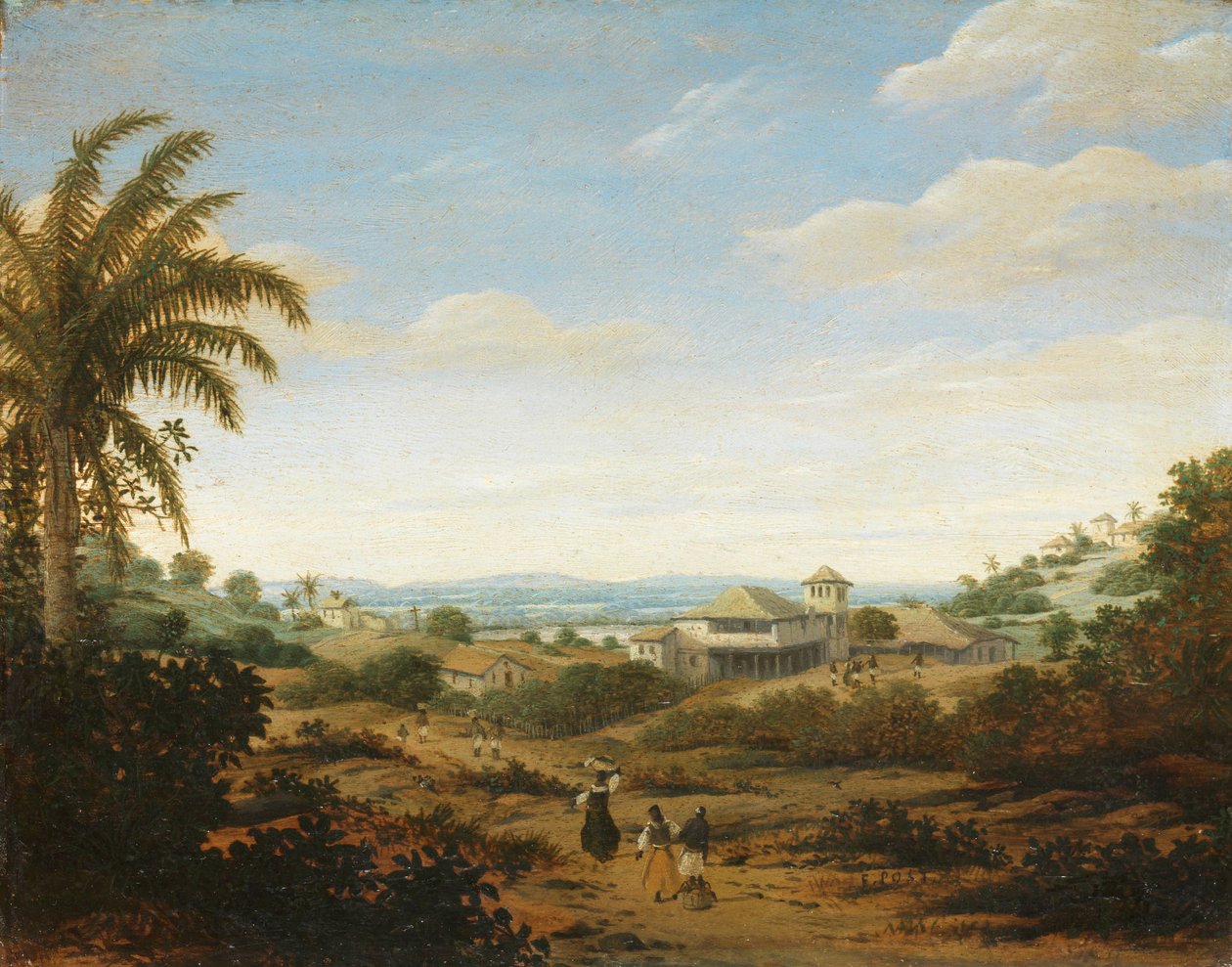Landscape on the Rio Senhor de Engenho, Brazil by Frans Post