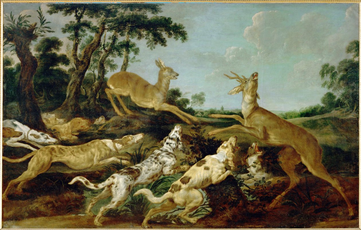 Hunting Scene by Frans Snyders or Snijders