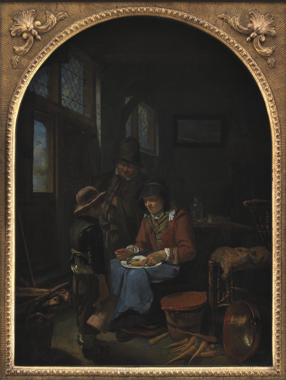Sending the Boy for Beer by Frans van I Mieris