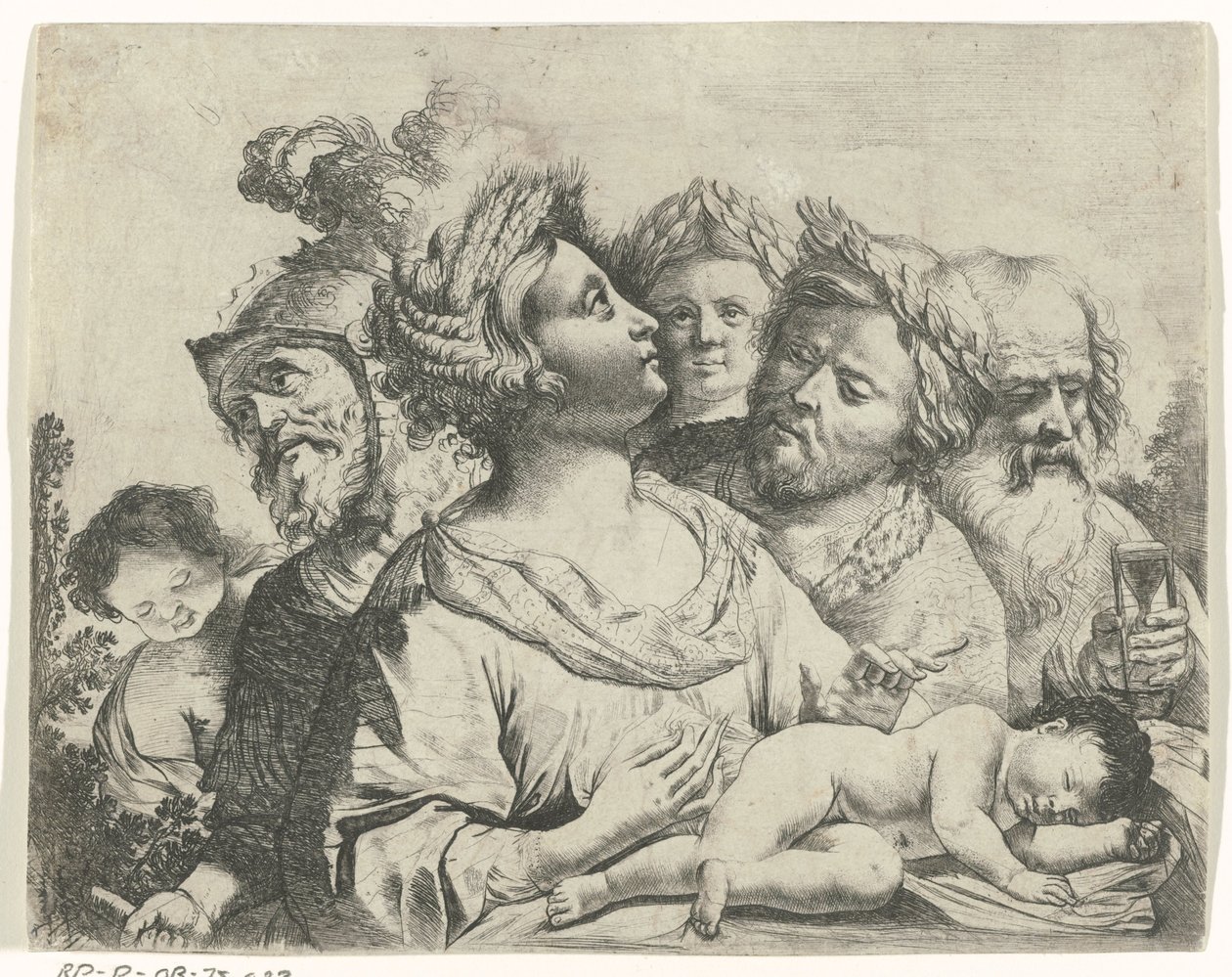 Ceres, Mars, and Saturn (The Four Ages) by Frans van Mieris (II) (rejected attribution)