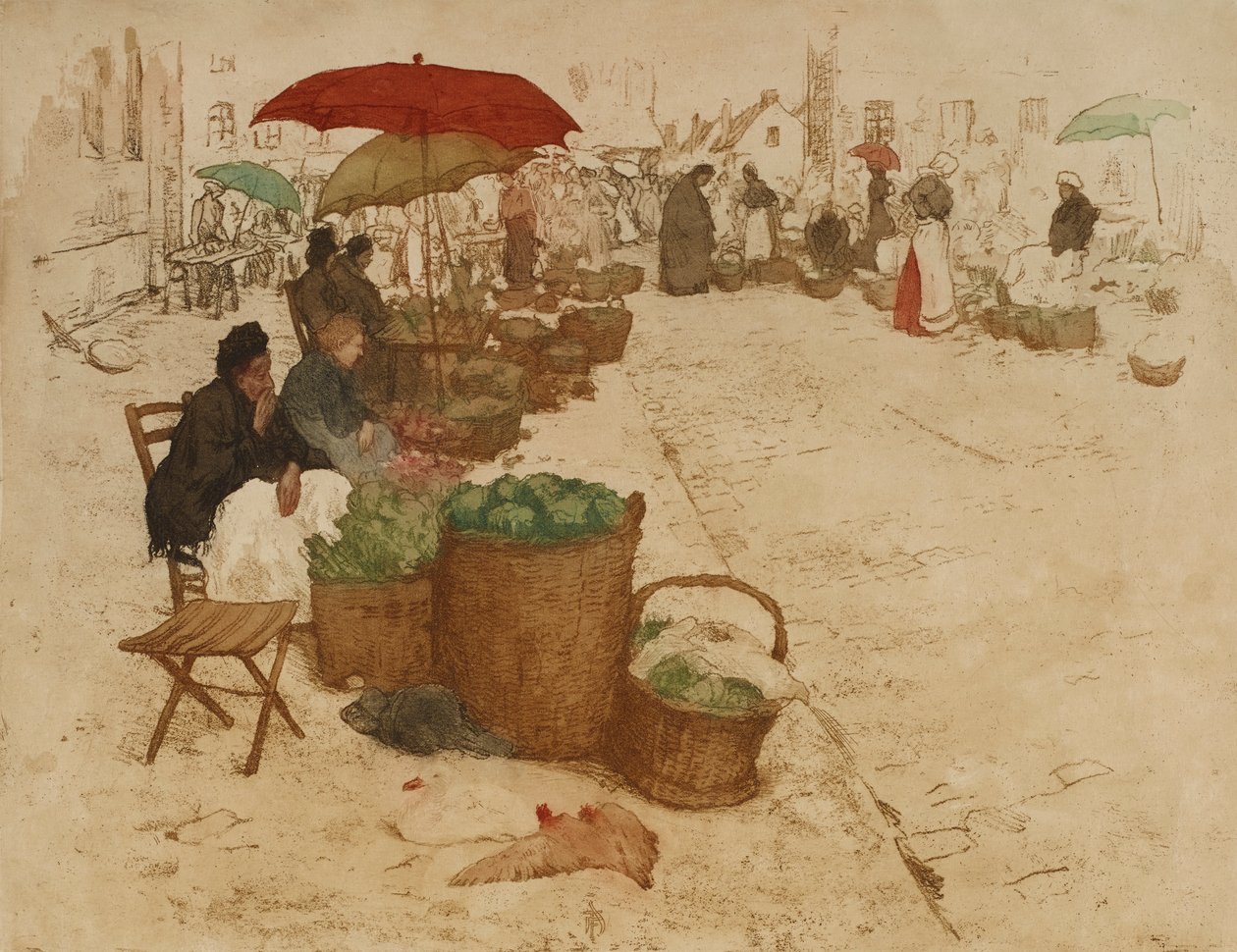 Vegetable Market by František Šimon