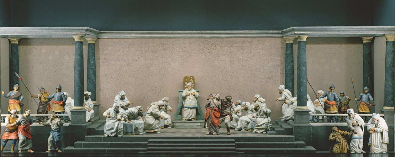 Christ before Caiaphas by Franz Xaver Nissl