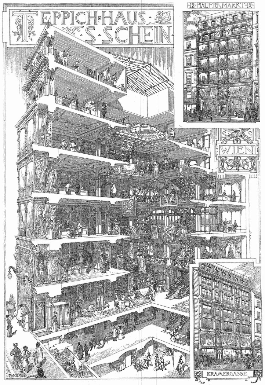 The Former Multi-Storey Carpet Store S. Schein by Franz von Krauss