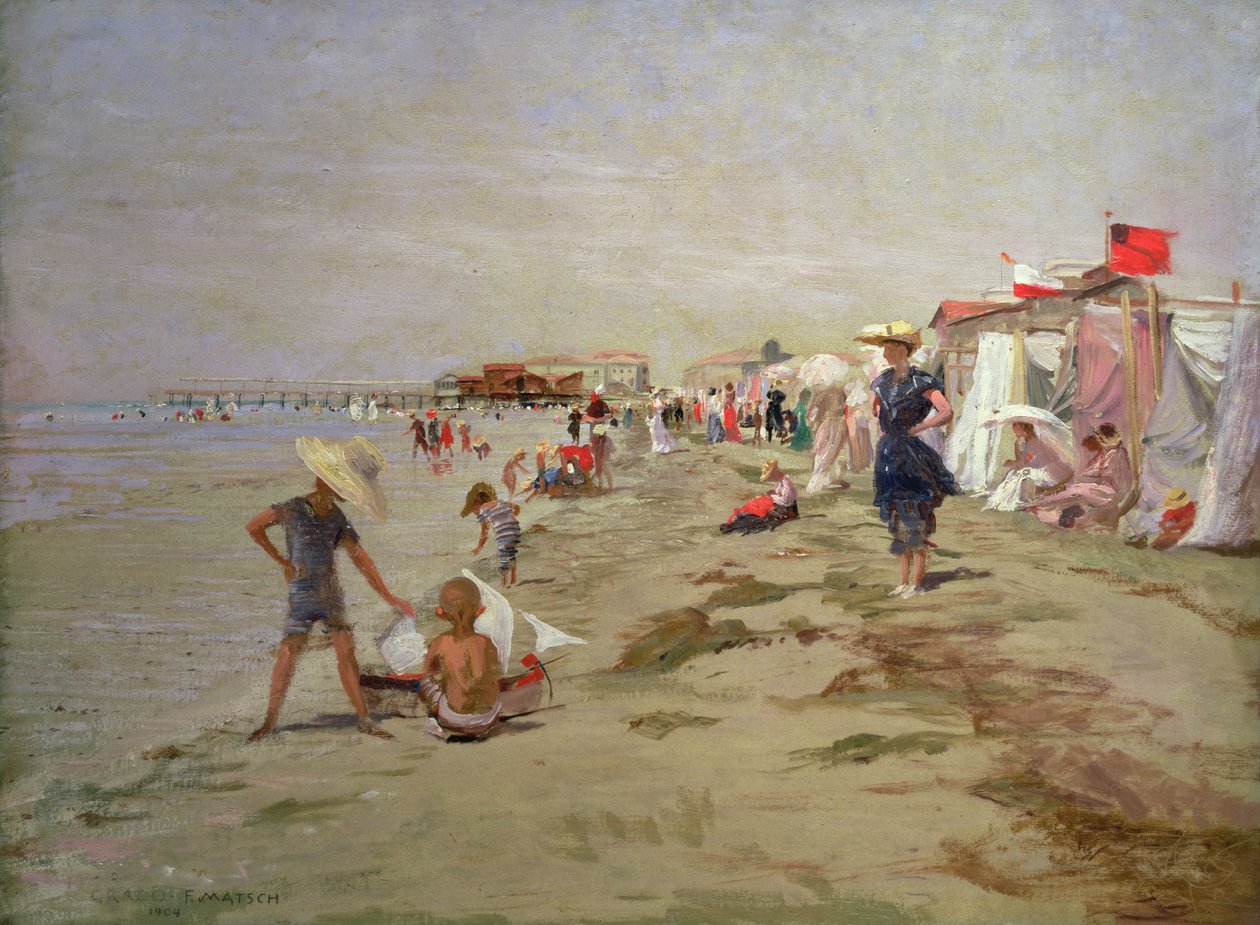 Grado, 1904 by Franz von Matsch