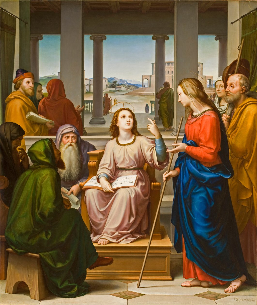 Christ Disputing with the Doctors in the Temple by Franz von Rohden