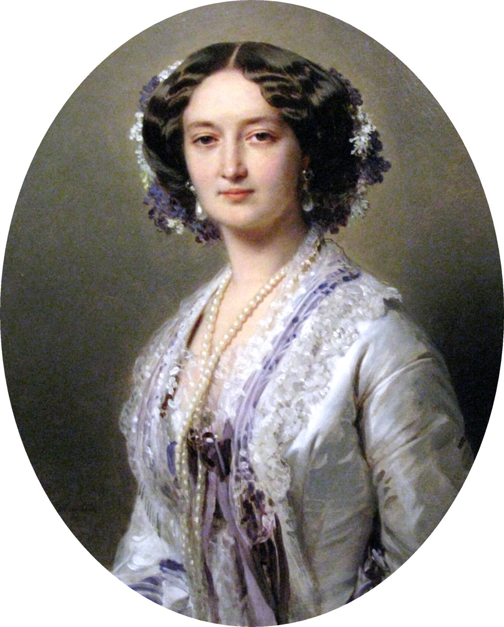 Portrait of Katarzyna Potocka née Branicka by Franz Xaver Winterhalter