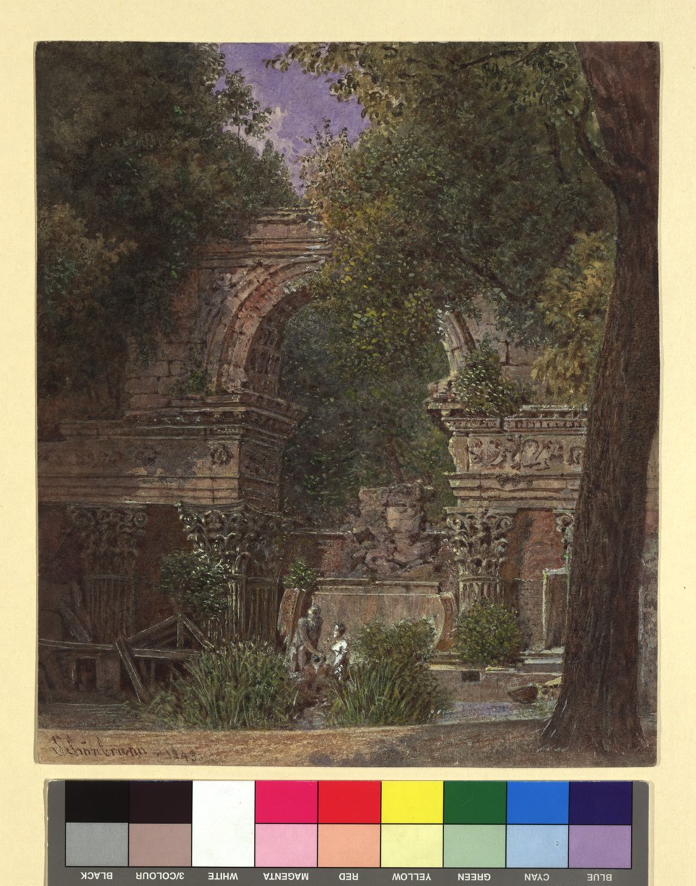 XII. Schönbrunn/Garden by Franz Alt