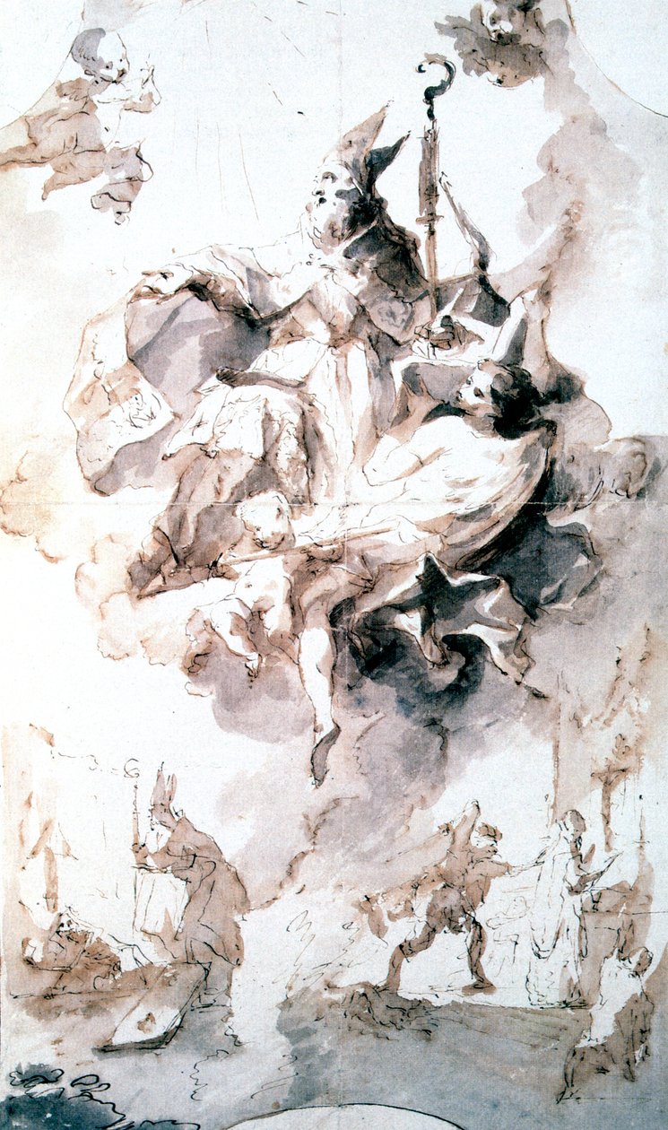 Crowning Glory of Saint Stanislas by Franz Anton Maulbertsch