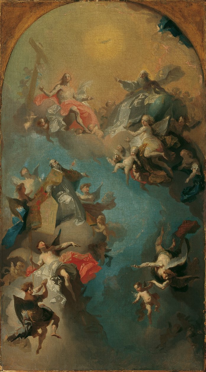 The Assumption of Saint Augustine into Heaven by Franz Anton Maulbertsch