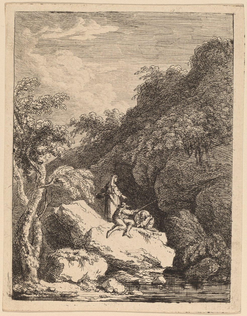 The Outskirts of Florence, on the Way to Rome by Franz Edmund Weirotter