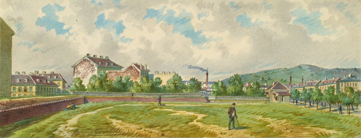 The Währinger Gürtel in Vienna by Franz Gerasch