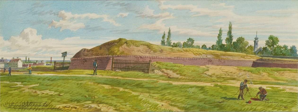 The Hernalser Line in Vienna by Franz Gerasch
