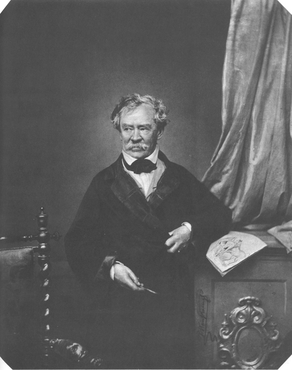 Albrecht Adam by Franz Hanfstaengl