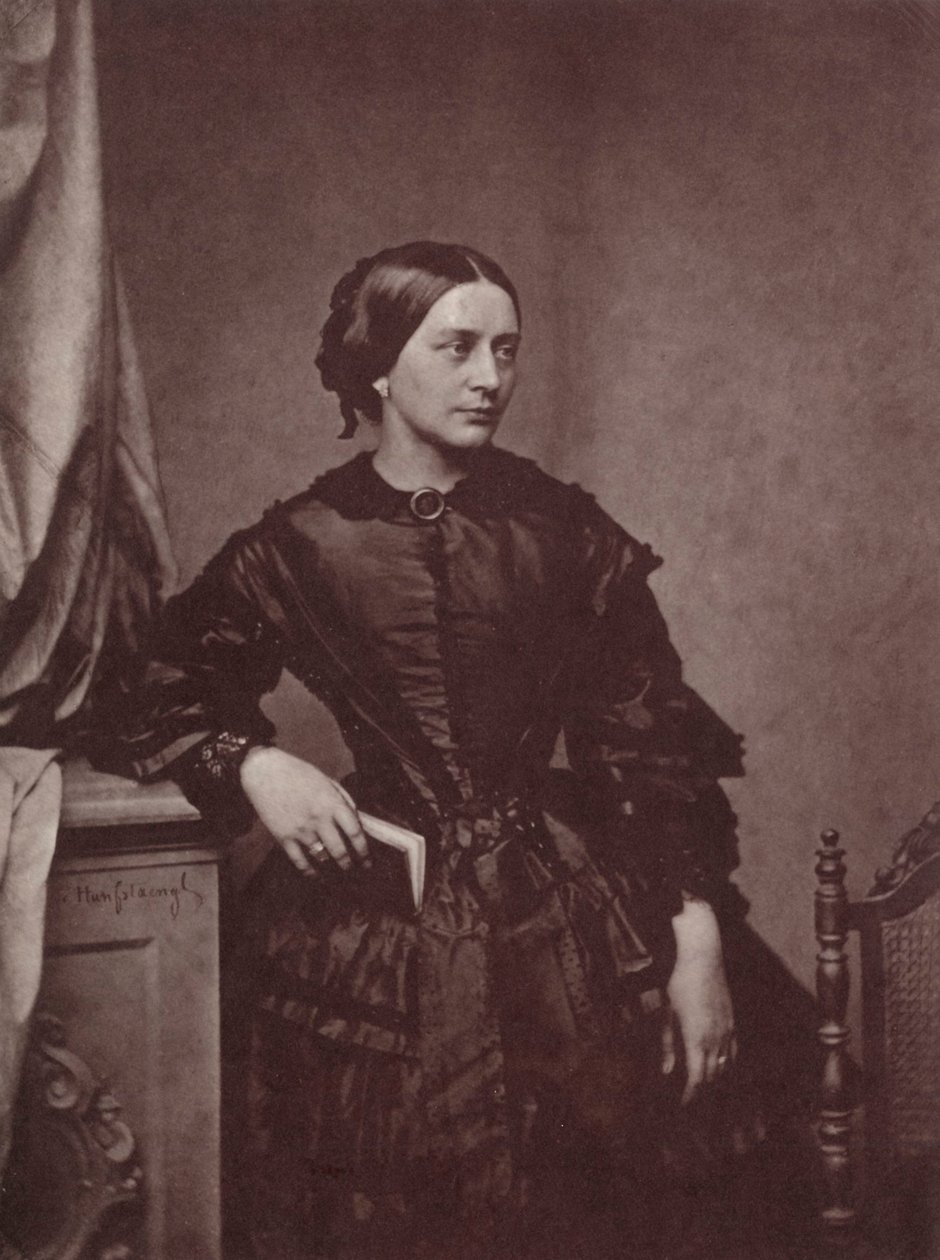 Clara Schumann, German pianist and composer, 19th century by Franz Hanfstaengl
